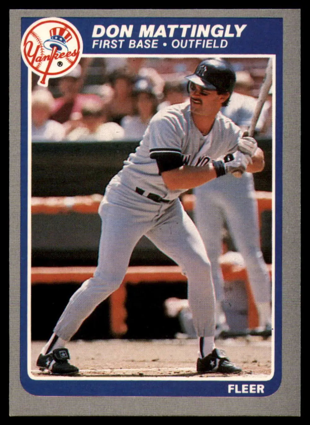 1985 Fleer #133 Don Mattingly EX Excellent New York Yankees Baseball Card - Baseball Card Single