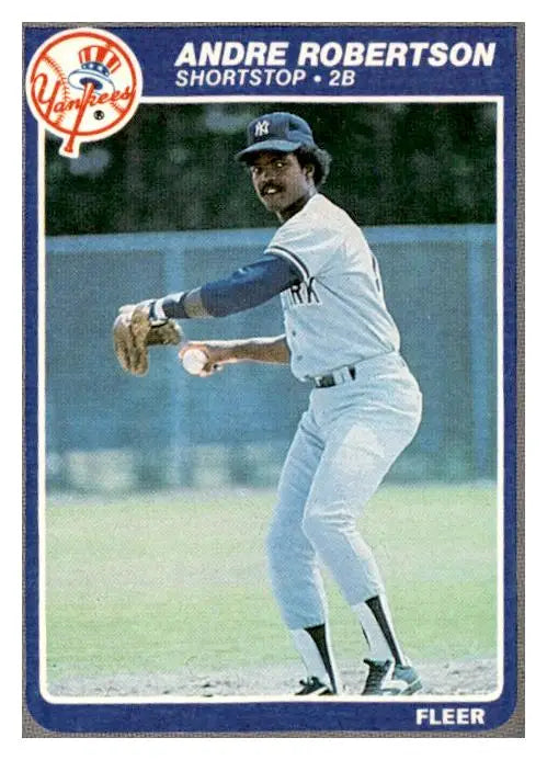 1985 Fleer #144 Andre Robertson - Baseball Card Single