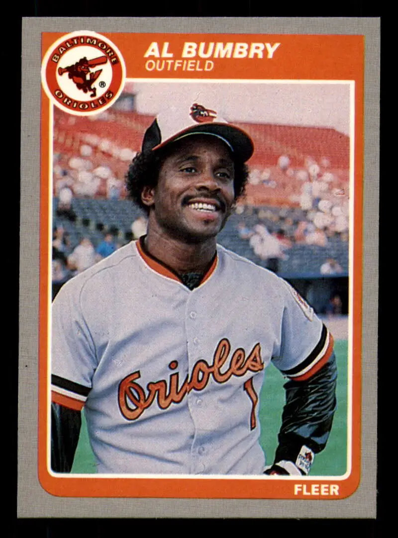 1985 Fleer #171 Al Bumbry EX Excellent Baltimore Orioles Baseball Card - Baseball Card Single