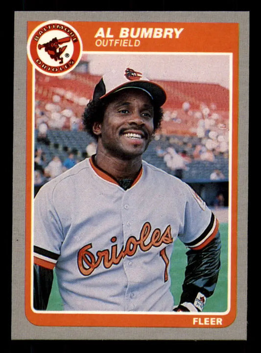 1985 Fleer #171 Al Bumbry EX Excellent Baltimore Orioles Baseball Card - Baseball Card Single