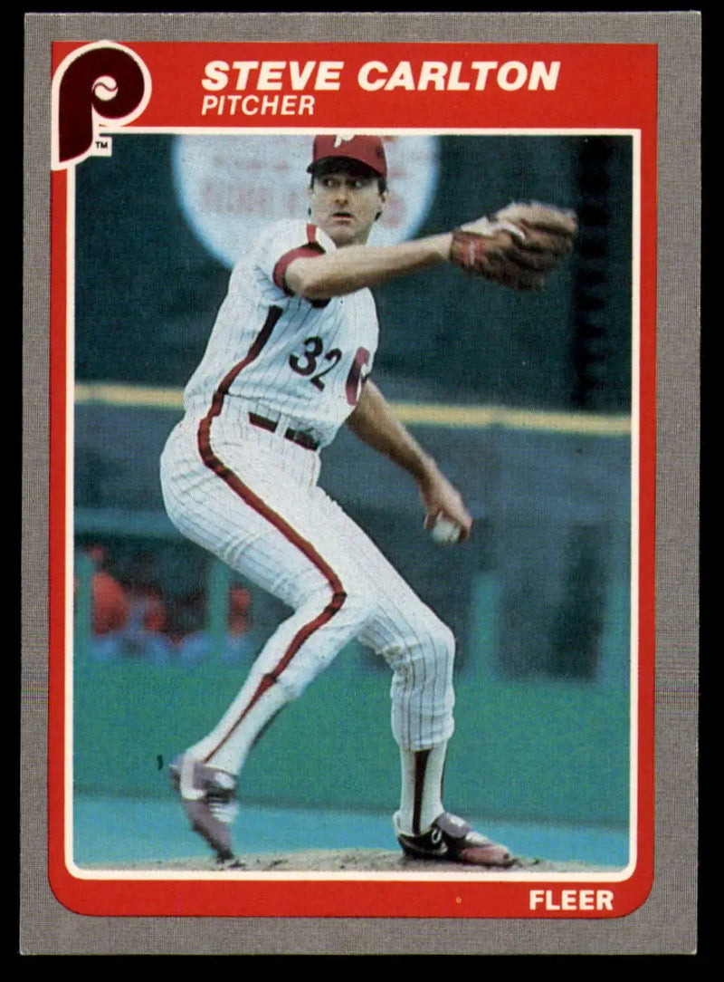 1985 Fleer #246 Steve Carlton EX Excellent Philadelphia Phillies Baseball Card
