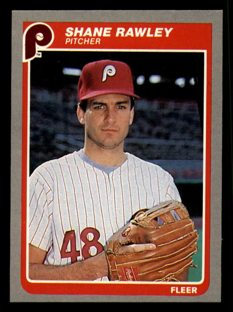 1985 Fleer #263 Shane Rawley EX Excellent Philadelphia Phillies Baseball Card - Baseball Card Single