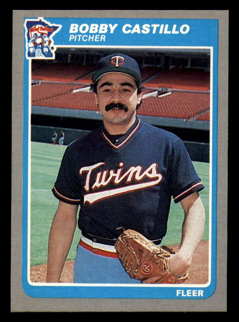 1985 Fleer #274 Bobby Castillo EX Excellent Minnesota Twins Baseball Card - Baseball Card Single