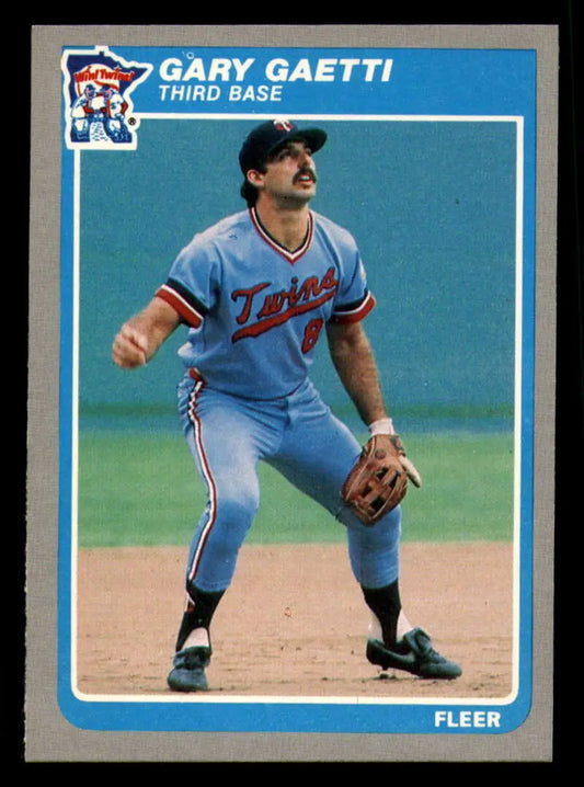 1985 Fleer #278 Gary Gaetti EX Excellent Minnesota Twins Baseball Card - Baseball Card Single