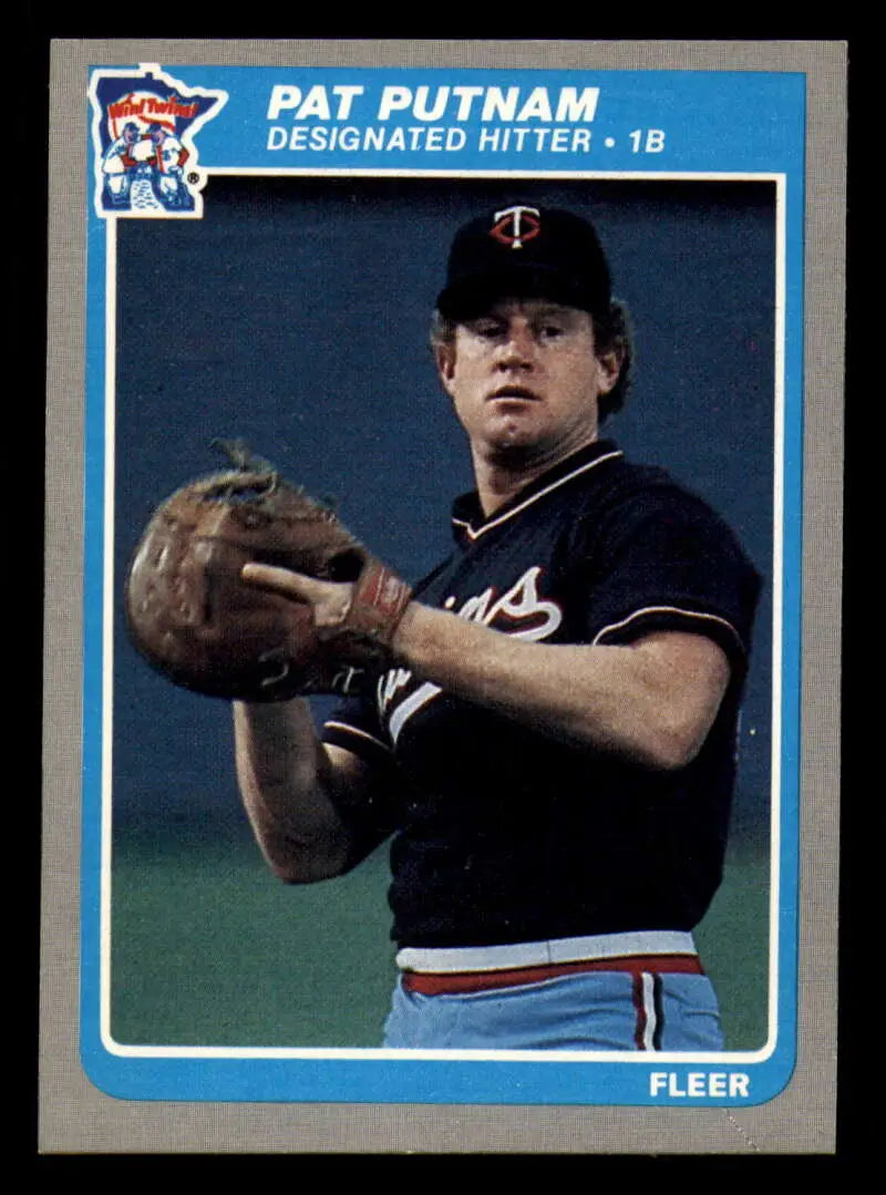 1985 Fleer #287 Pat Putnam EX Excellent Minnesota Twins Baseball Card - Baseball Card Single