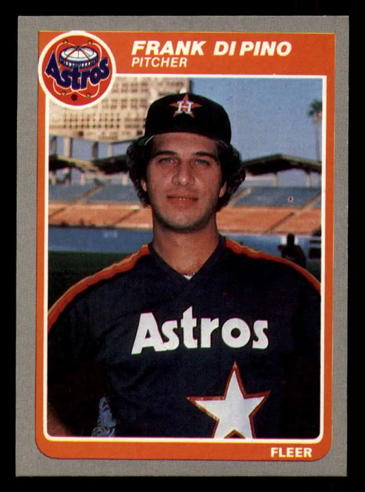 1985 Fleer #349 Frank DiPino EX Excellent Houston Astros Baseball Card - Baseball Card Single