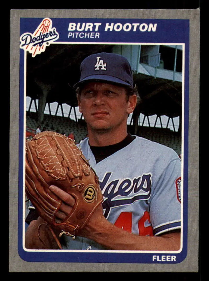 1985 Fleer #373 Burt Hooton EX Excellent Los Angeles Dodgers Baseball Card - Baseball Card Single