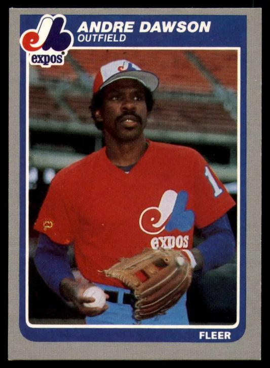 1985 Fleer #394 Andre Dawson EX Excellent Montreal Expos Baseball Card - Baseball Card Single