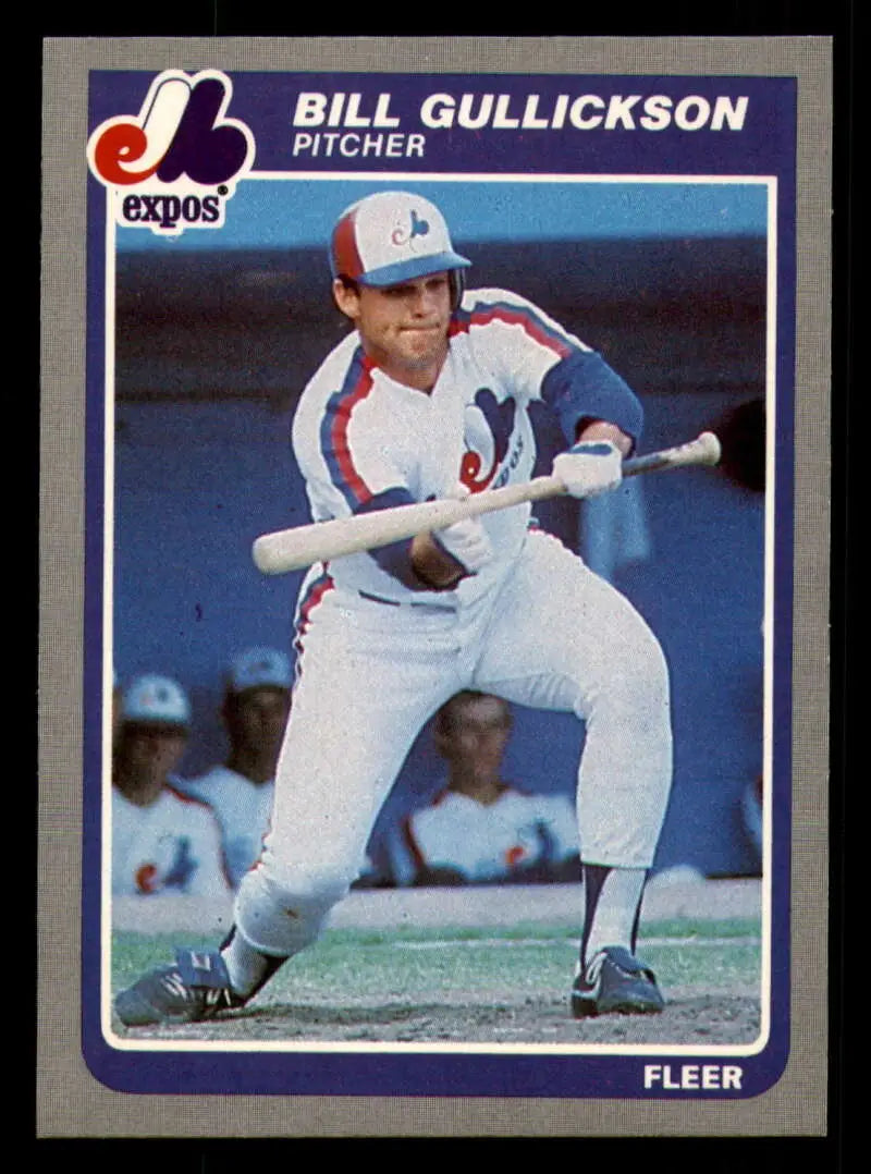 1985 Fleer #399 Bill Gullickson EX Excellent Montreal Expos Baseball Card - Baseball Card Single