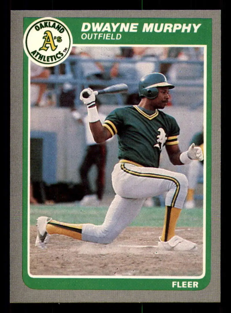 1985 Fleer #432 Dwayne Murphy EX Excellent Oakland Athletics Baseball Card - Baseball Card Single