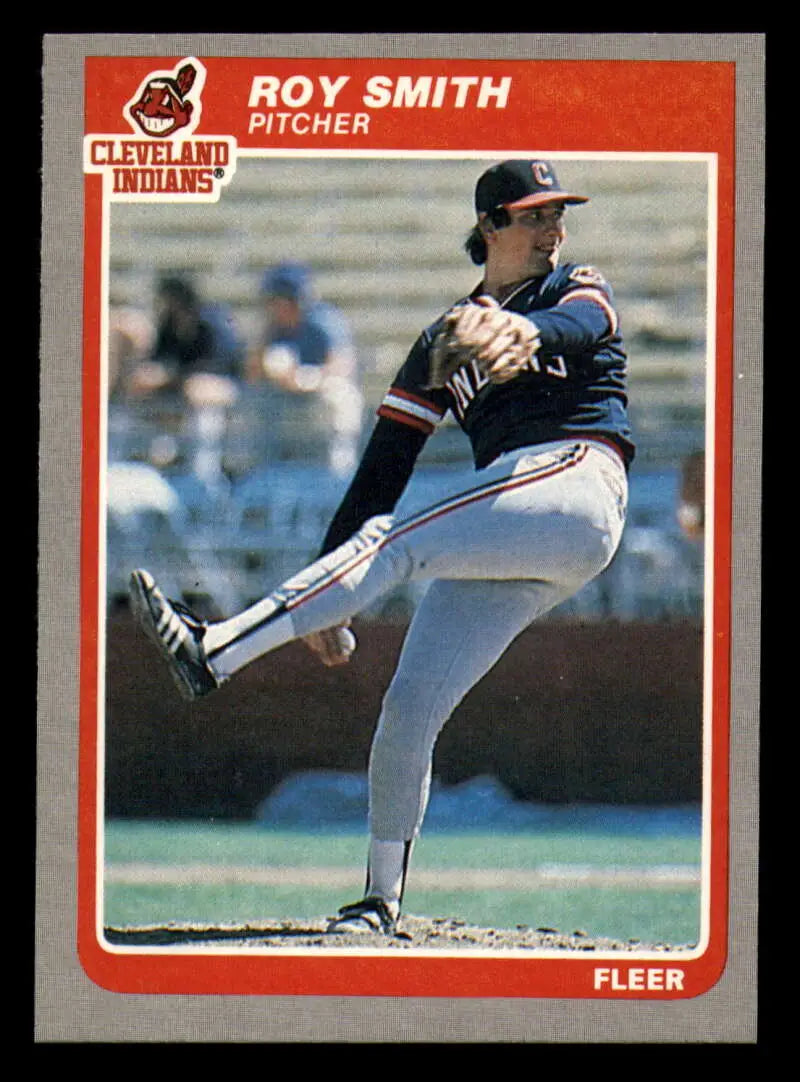 1985 Fleer #455 Roy Smith EX Excellent Cleveland Indians Baseball Card - Baseball Card Single