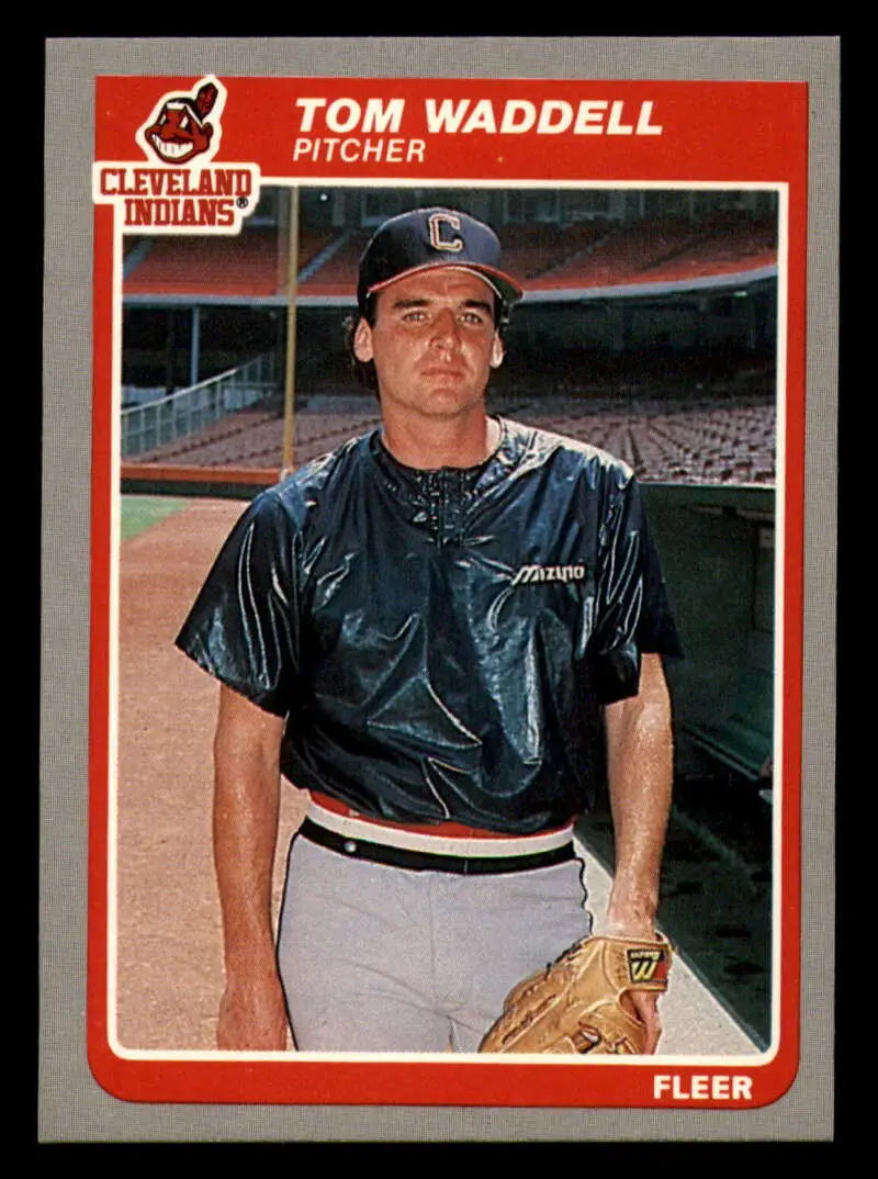 1985 Fleer #459 Tom Waddell EX Excellent Cleveland Indians Baseball Card