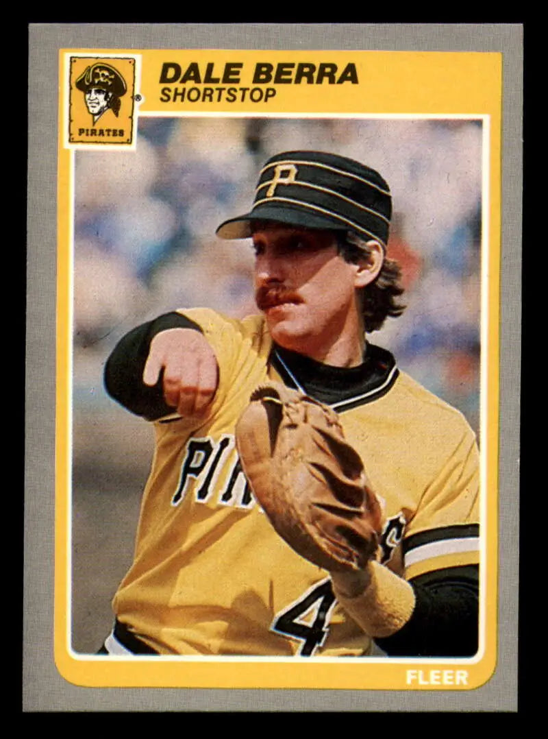 1985 Fleer #461 Dale Berra EX Excellent Pittsburgh Pirates Baseball Card - Baseball Card Single