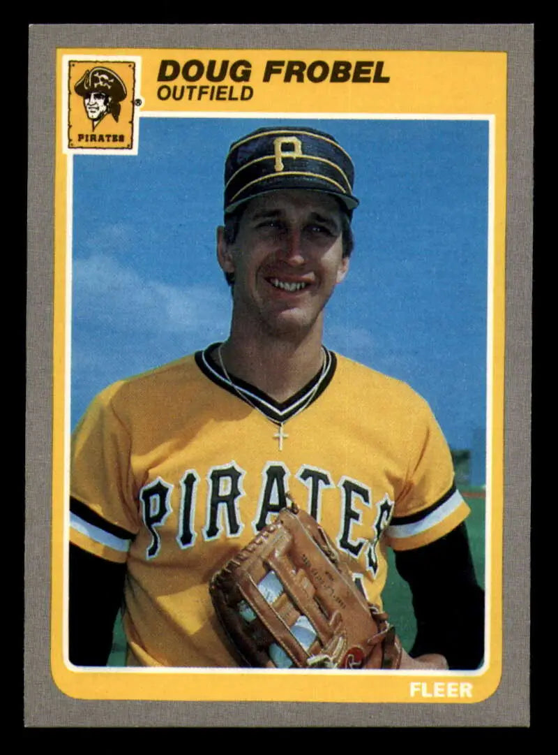 1985 Fleer #464 Doug Frobel EX Excellent Pittsburgh Pirates Baseball Card - Baseball Card Single