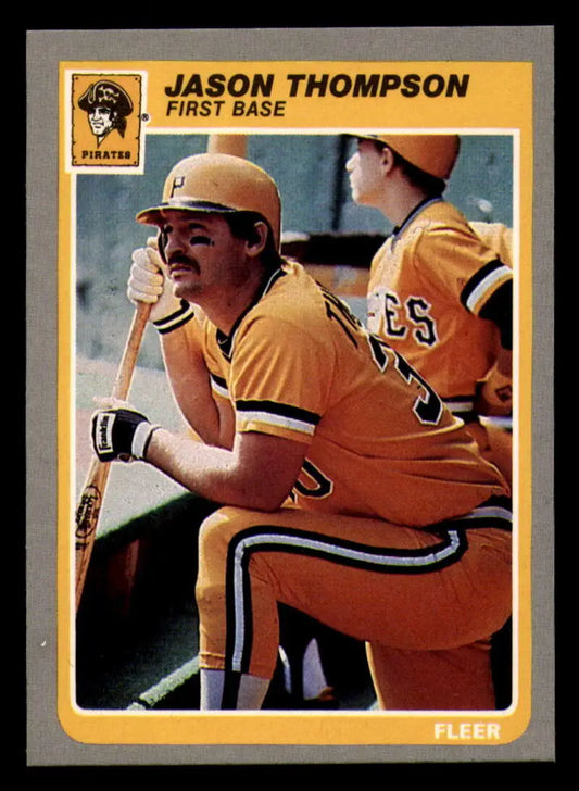 1985 Fleer #478 Jason Thompson EX Excellent Pittsburgh Pirates Baseball Card - Baseball Card Single