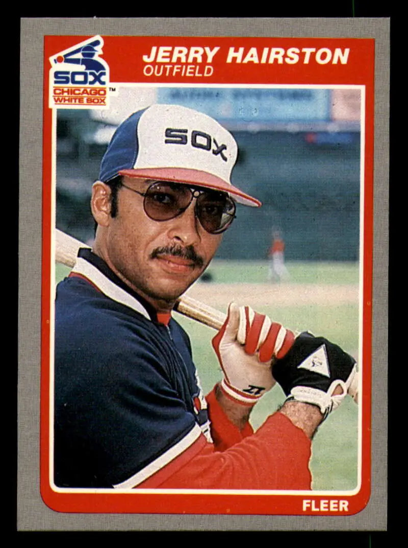 1985 Fleer #515 Jerry Hairston EX Excellent Chicago White Sox Baseball Card - Baseball Card Single