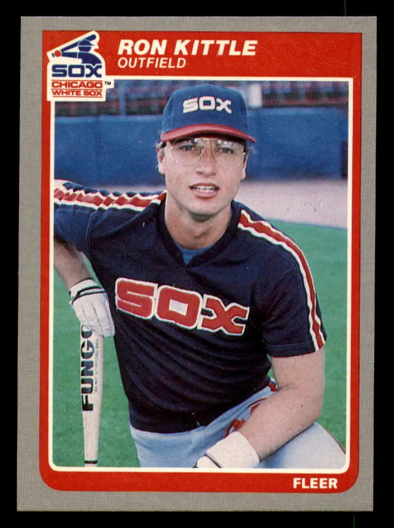 1985 Fleer #518 Ron Kittle EX Excellent Chicago White Sox Baseball Card - Baseball Card Single