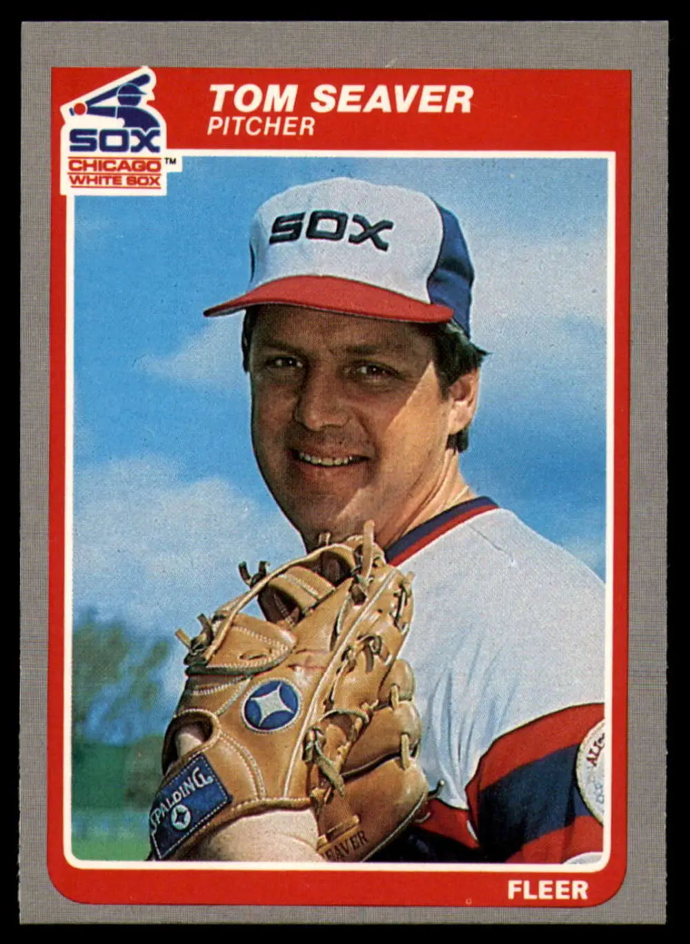 1985 Fleer #526 Tom Seaver EX Excellent Chicago White Sox Baseball Card - Baseball Card Single