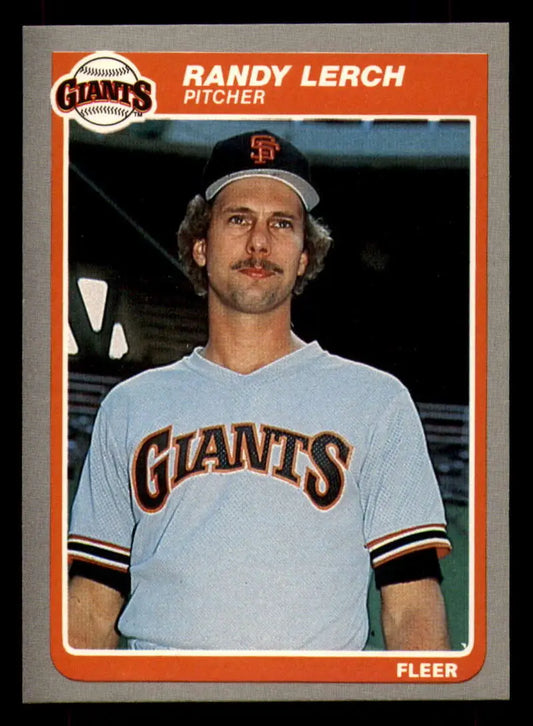 1985 Fleer #616 Randy Lerch EX Excellent San Francisco Giants Baseball Card - Baseball Card Single
