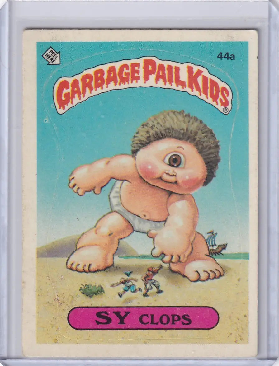 Garbage Pail Kids trading card from Pail Kids Series 2 44a SY Clops