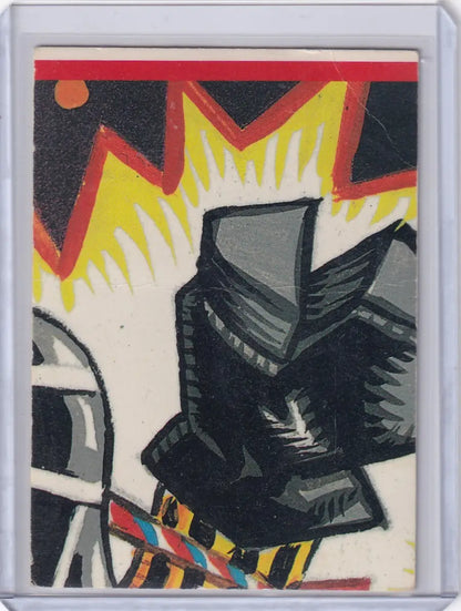 Vintage comic book card of Garbage Pail Kids Series featuring 58a Cracked JACK