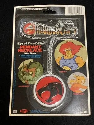 1985 Gordy Toys ThunderCats Eye of ThunDERa Pendant Necklace w/chain MOC EX- - Entertainment Memorabilia