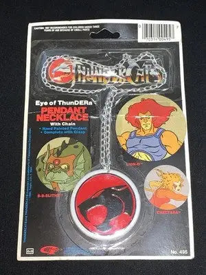 1985 Gordy Toys ThunderCats Eye of ThunDERa Pendant Necklace w/chain MOC EX- - Entertainment Memorabilia