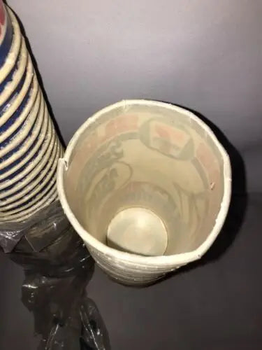 Stack of 1985 Original Unused 7-11 Slurpee Wax Paper Cups featuring Rickey Henderson design