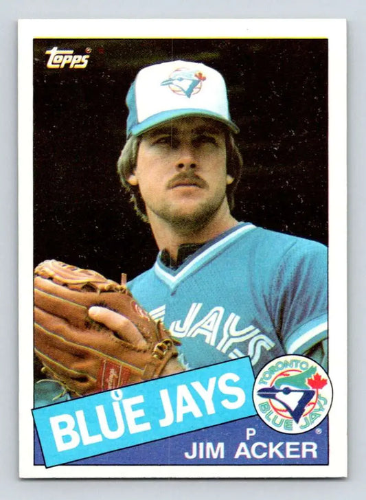 1985 Topps #101 Jim Acker EX Excellent Toronto Blue Jays Baseball Card - Baseball Card Single
