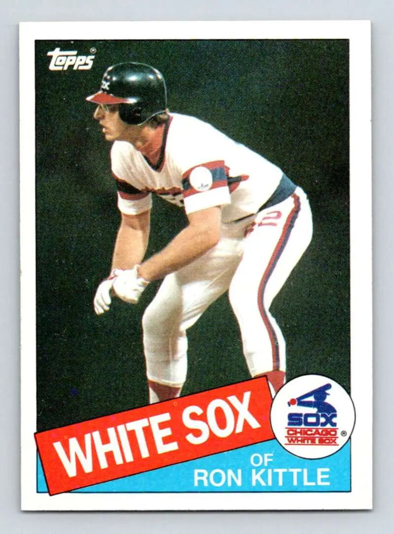 1985 Topps #105 Ron Kittle EX Excellent Chicago White Sox Baseball Card - Baseball Card Single