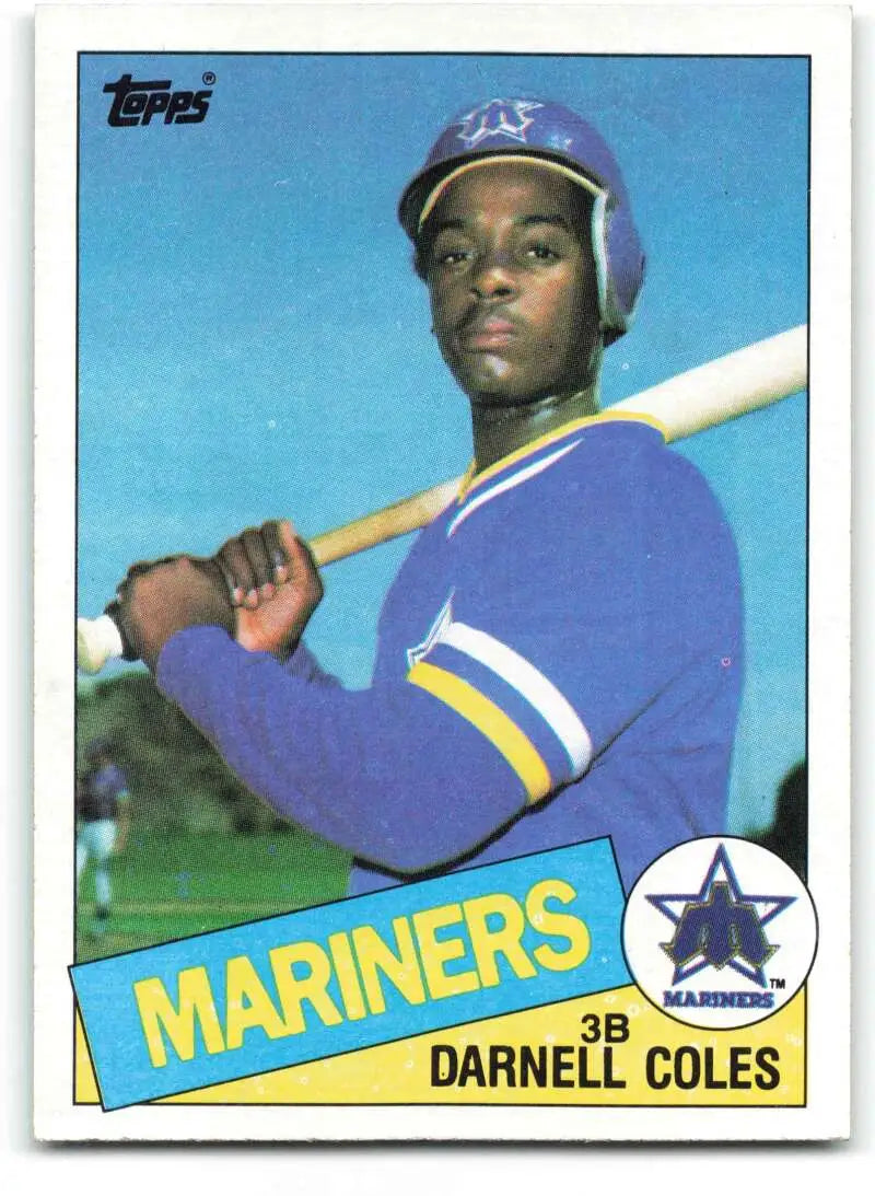 1985 Topps #108 Darnell Coles EX Excellent Seattle Mariners Baseball Card - Baseball Card Single
