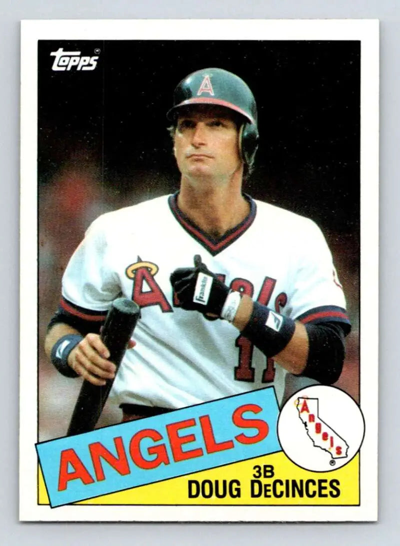 1985 Topps #111 Doug DeCinces EX Excellent California Angels Baseball Card - Baseball Card Single