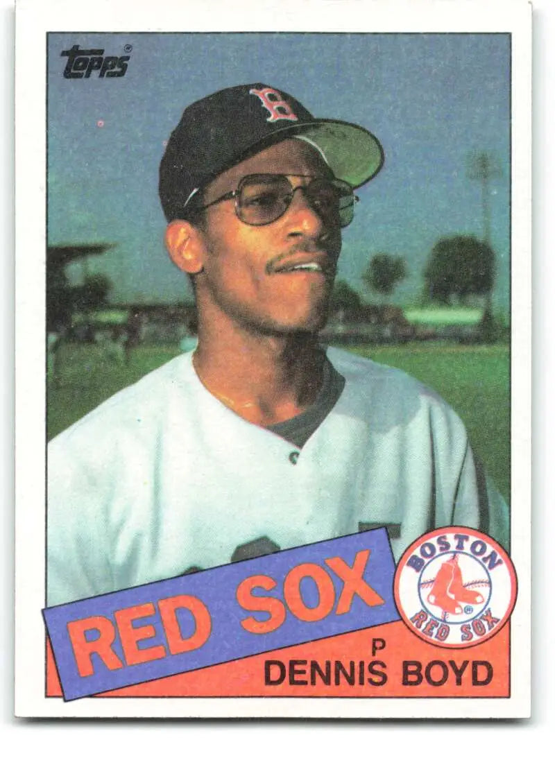 1985 Topps #116 Oil Can Boyd EX Excellent Boston Red Sox Baseball Card - Baseball Card Single