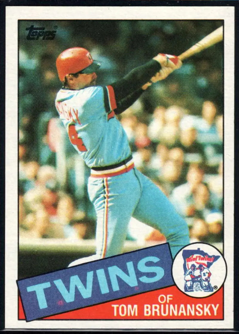 1985 Topps #122 Tom Brunansky EX Excellent Minnesota Twins Baseball Card - Baseball Card Single