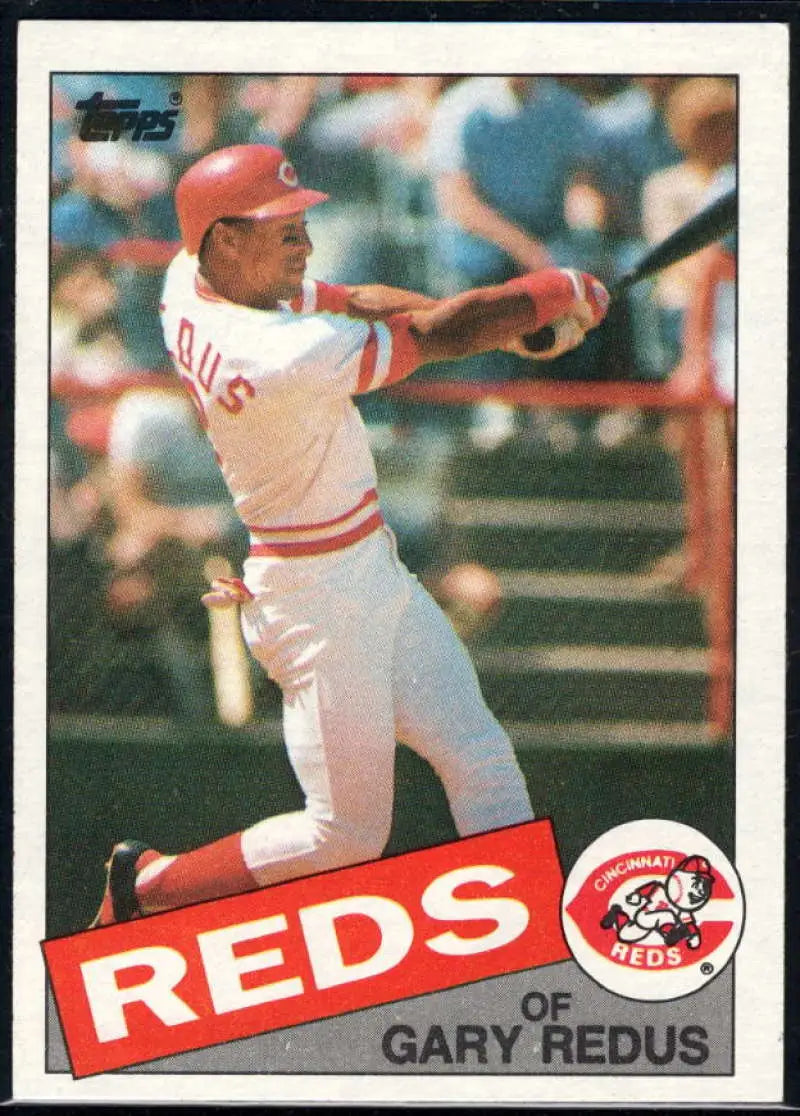 1985 Topps #146 Gary Redus EX Excellent Cincinnati Reds Baseball Card - Baseball Card Single