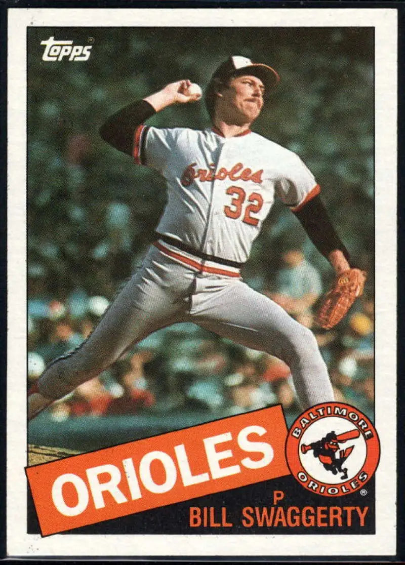 1985 Topps #147 Bill Swaggerty EX Excellent Baltimore Orioles Baseball Card - Baseball Card Single
