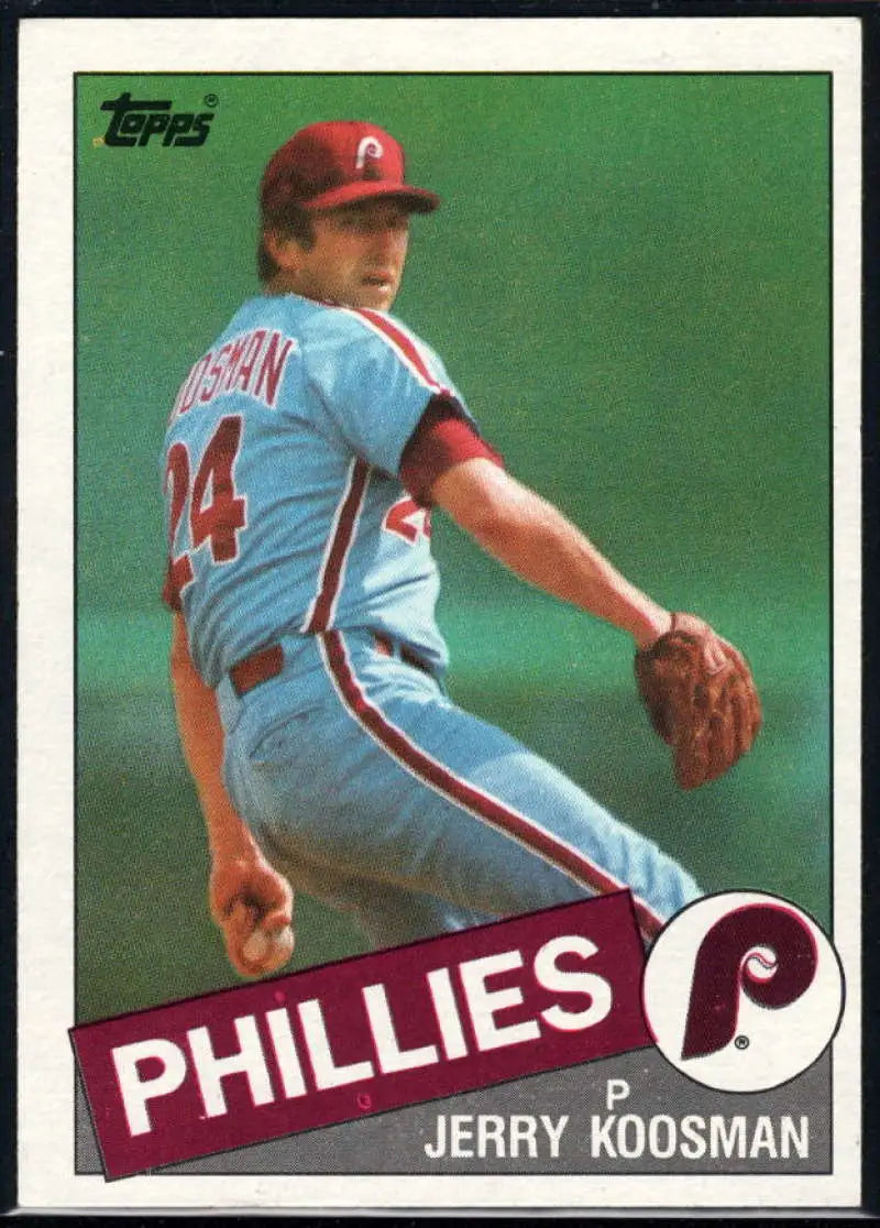 1985 Topps #15 Jerry Koosman EX Excellent Philadelphia Phillies Baseball Card