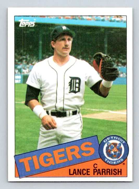 1985 Topps #160 Lance Parrish EX Excellent Detroit Tigers Baseball Card - Baseball Card Single