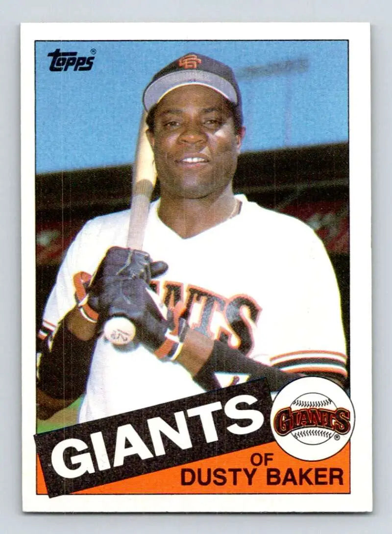 1985 Topps #165 Dusty Baker EX Excellent San Francisco Giants Baseball Card - Baseball Card Single