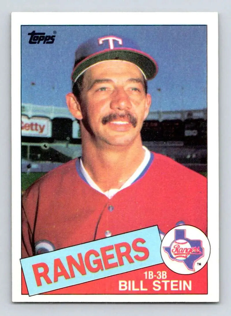 1985 Topps #171 Bill Stein EX Excellent Texas Rangers Baseball Card - Baseball Card Single