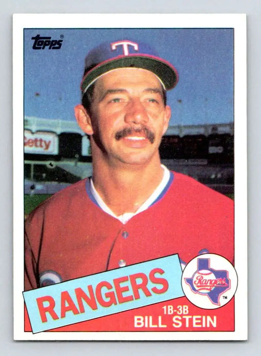1985 Topps #171 Bill Stein EX Excellent Texas Rangers Baseball Card - Baseball Card Single