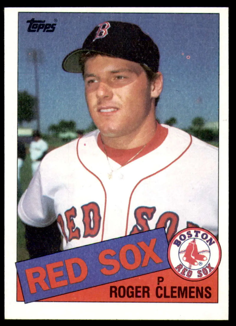 1985 Topps #181 Roger Clemens EX Excellent RC Rookie Boston Red Sox Baseball Card