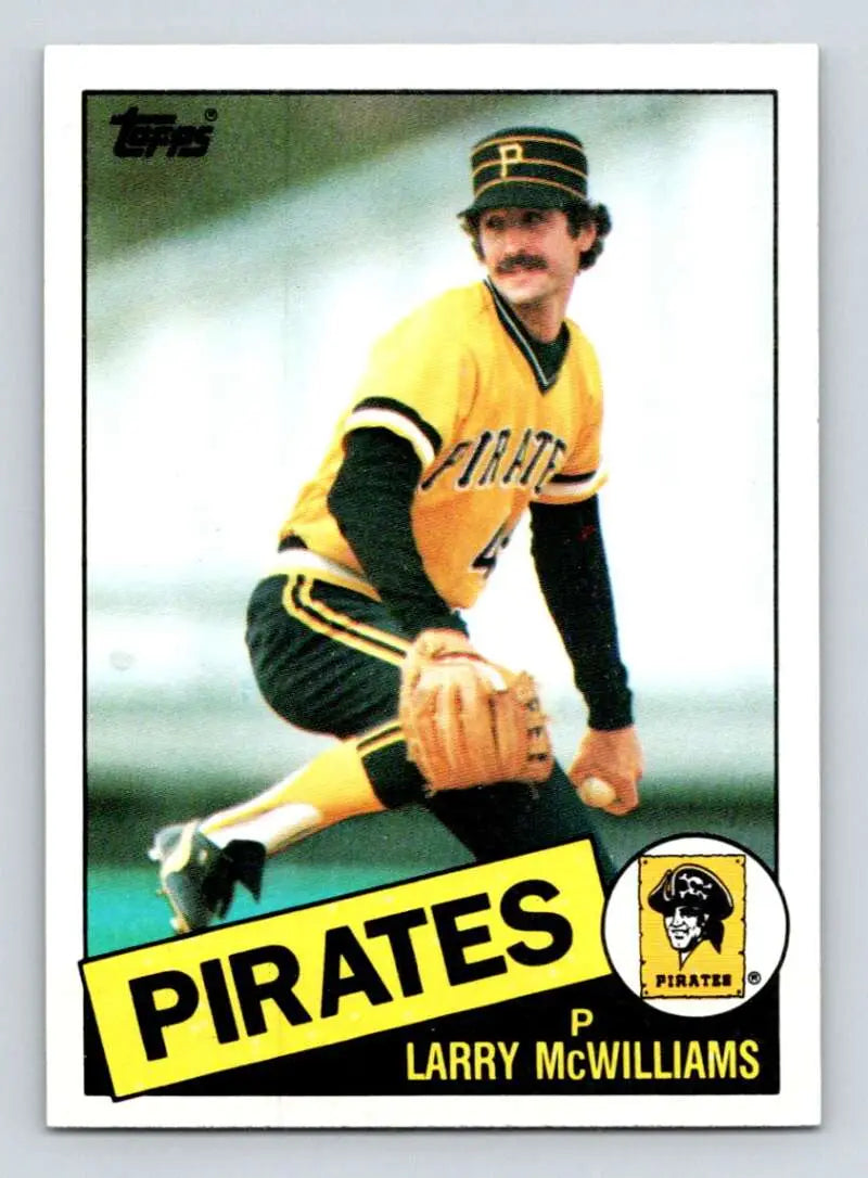 1985 Topps #183 Larry McWilliams EX Excellent Pittsburgh Pirates Baseball Card - Baseball Card Single