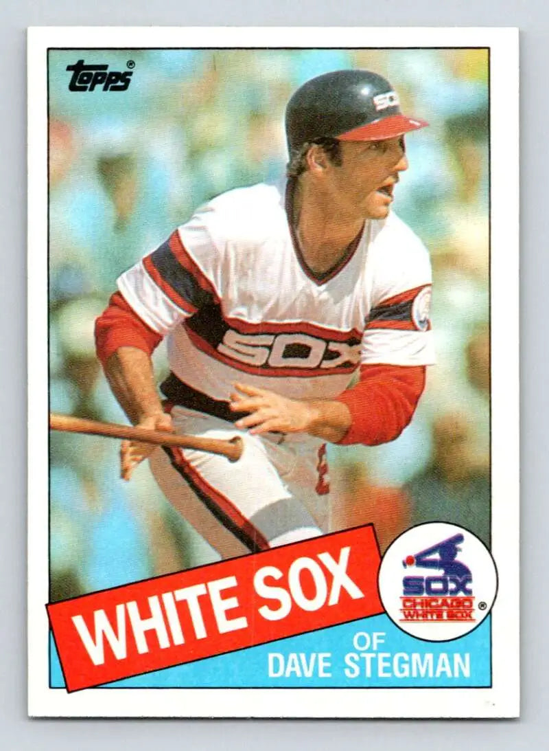 1985 Topps #194 Dave Stegman EX Excellent Chicago White Sox Baseball Card - Baseball Card Single