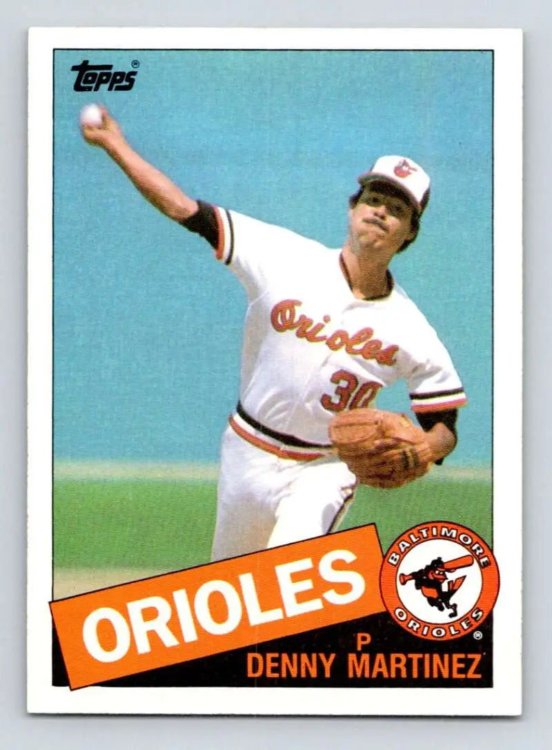 1985 Topps #199 Dennis Martinez EX Excellent Baltimore Orioles Baseball Card - Baseball Card Single