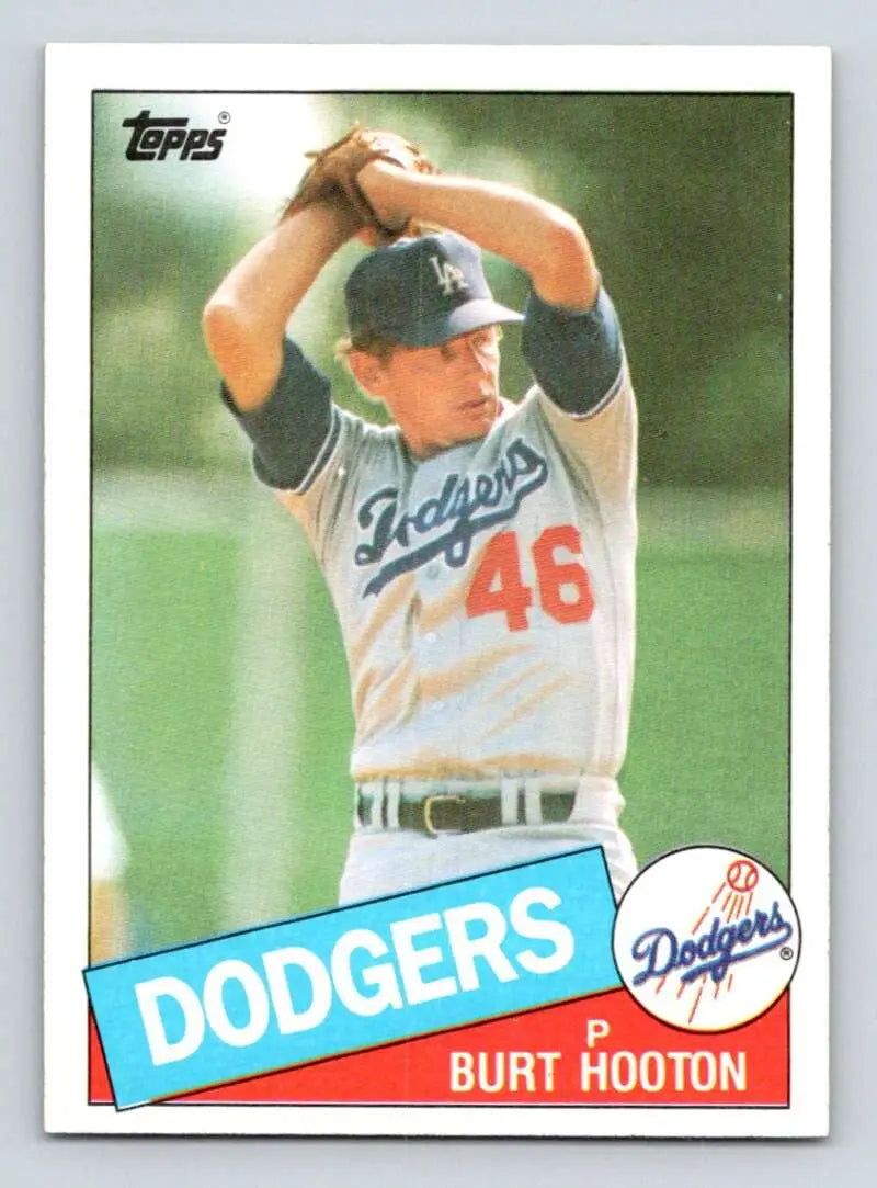 1985 Topps #201 Burt Hooton EX Excellent Los Angeles Dodgers Baseball Card - Baseball Card Single
