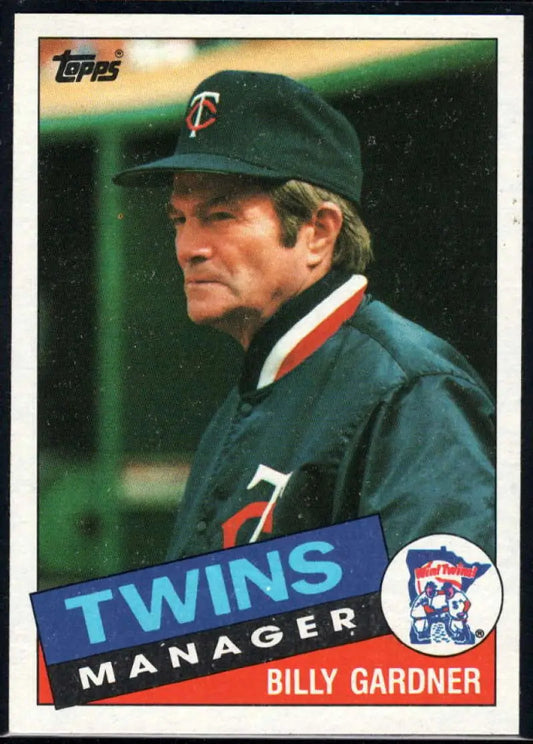 1985 Topps #213 Billy Gardner EX Excellent Minnesota Twins Baseball Card - Baseball Card Single