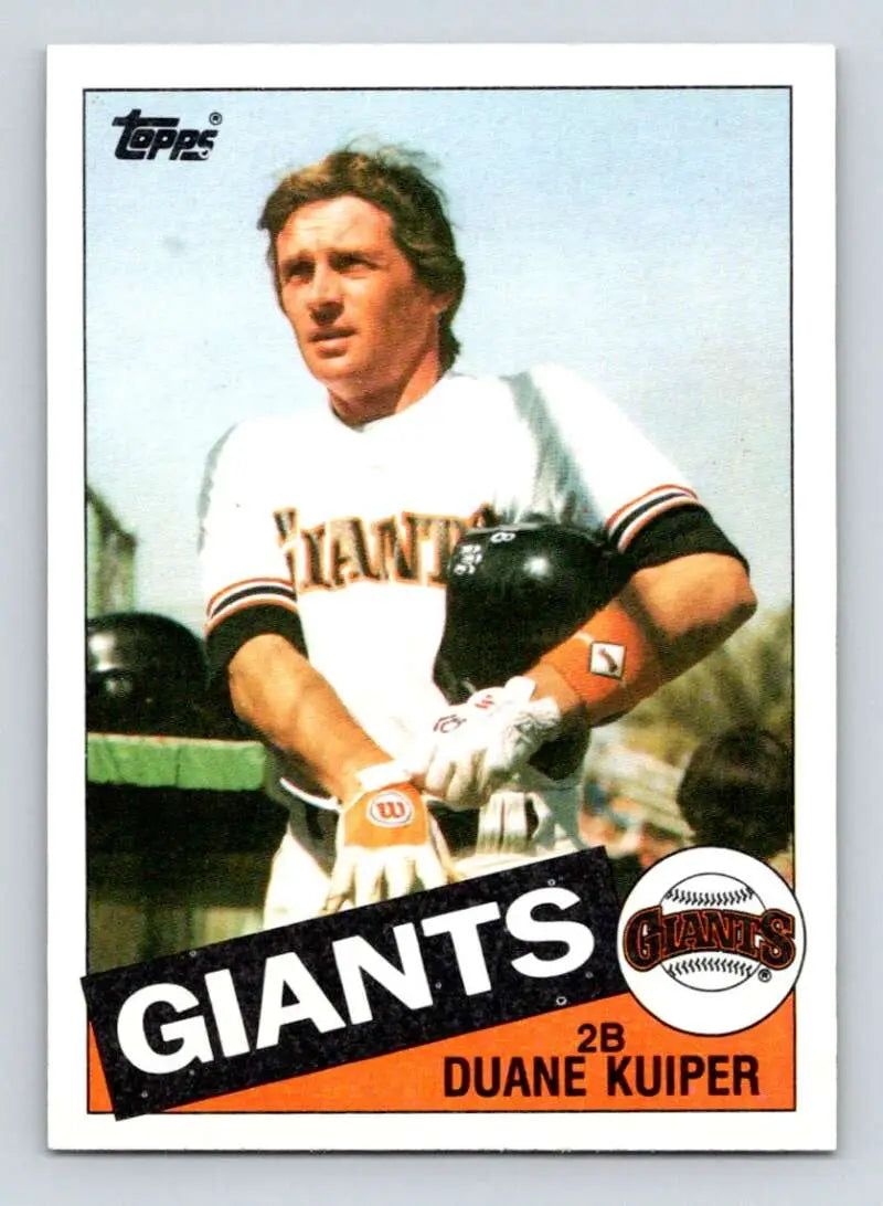 1985 Topps #22 Duane Kuiper EX Excellent San Francisco Giants Baseball Card - Baseball Card Single