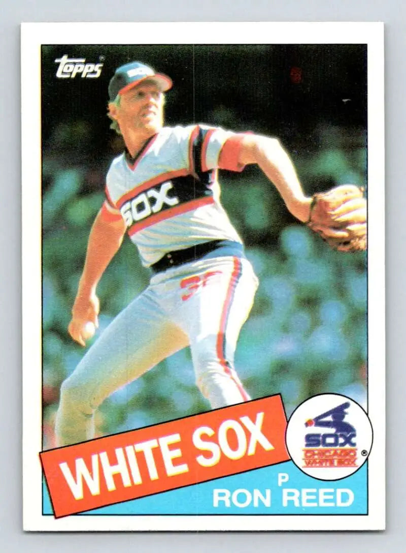 1985 Topps #221 Ron Reed EX Excellent Chicago White Sox Baseball Card - Baseball Card Single
