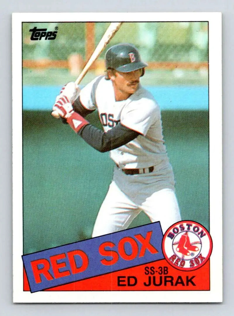 1985 Topps #233 Ed Jurak EX Excellent Boston Red Sox Baseball Card - Baseball Card Single